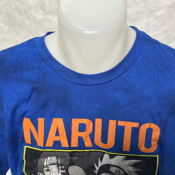 NWT Mens Size M Naruto Blue Graphic T-Shirt - Picture 3 of 9